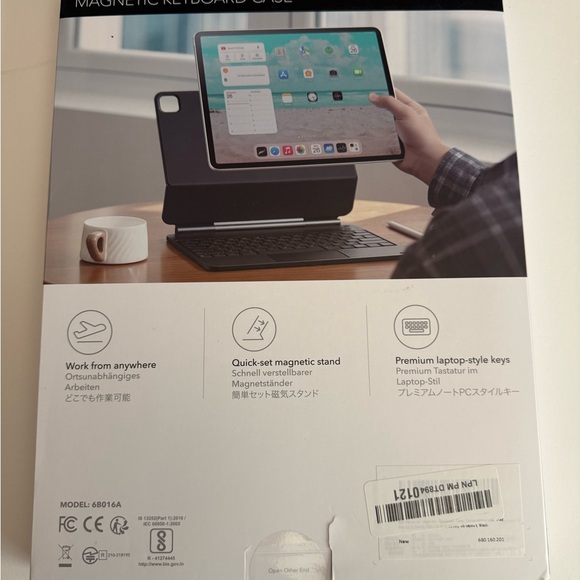 ESR Rebound Magnetic Keyboard Case For iPad Pro 12.9 (6th-3rd)/ Air 13 - Picture 2 of 12